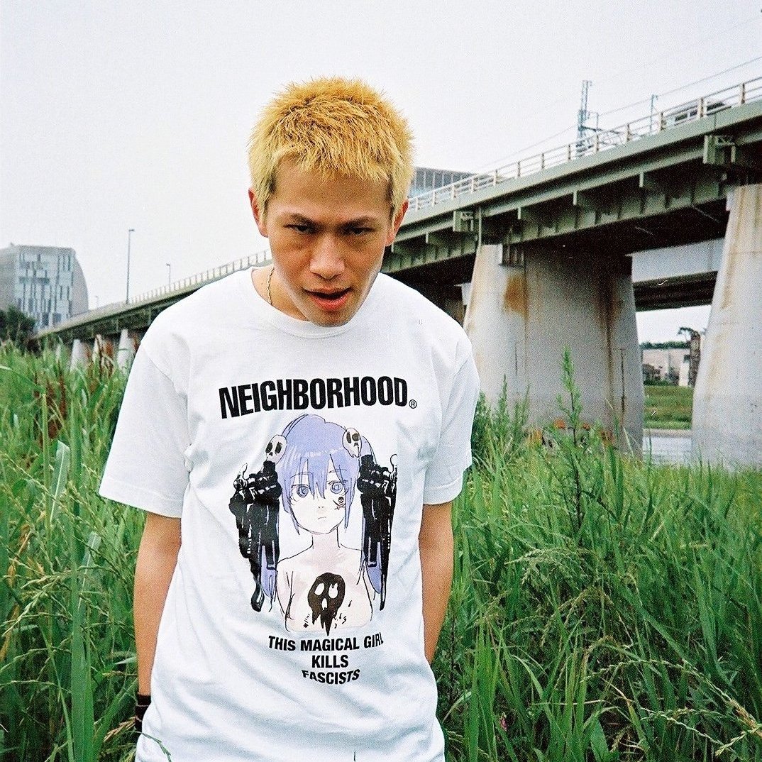 NEIGHBORHOOD × JUN INAGAWA tee LTシャツ/カットソー(半袖/袖なし)