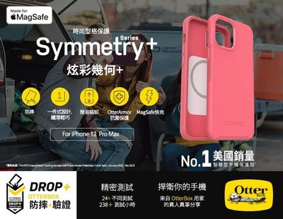 OtterBox iPhone 12 Mini /12 Pro Max Symmetry Plus 炫彩幾何保護殼 含稅