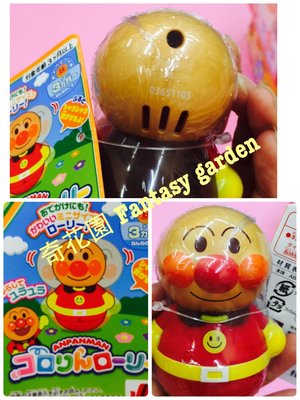 奇花園.日本麵包超人ANPANMAN 寶寶3個月玩的不倒翁玩具可當手搖鈴有沙沙沙的聲音小孩 兒童 幼兒