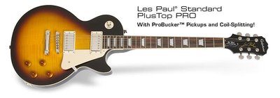 【羅可音樂工作室】Epiphone Les Paul Standard PlusTop PRO 電吉他 VS 落日漸層色