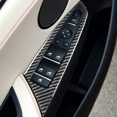 【精選好物】BMW 寶馬 F25 F26 新X3 X4 碳纖維 車窗升降面板 裝飾貼 內飾改裝 卡夢 配件