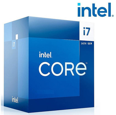 現貨】全新 14代 Intel 英特爾 Core I7-14700 CPU 內顯770 20核28緒 5.4GHz【公司貨三年保
