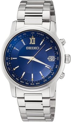 日本正版 SEIKO 精工 SAGZ109 男錶 電波錶 太陽能充電 日本代購