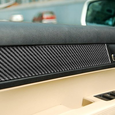 熱銷 適用本田CRV07-11款碳纖維汽車內門扶手面板裝飾貼車內飾改裝配件可開發票