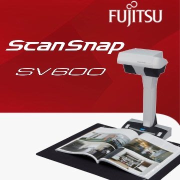 西依歐：FUJITSU ScanSnap SV600 非接觸式書本掃描器 (下標前請先詢問庫存)