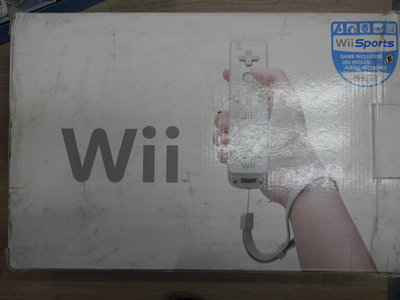 【阿輝の古物】遊戲主機/Wii_盒裝Wii主機 未測試有污漬_#D17_1元起標無底價
