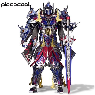 Piececool 3D 金屬拼圖 黑騎士 擎天機甲 組裝模型積木 孩子玩具 生日禮物