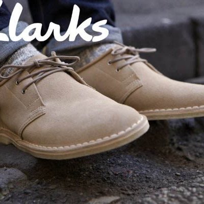 【現貨】全新正品英國Clarks Originals Jink Oxford 袋鼠低筒靴麂皮米