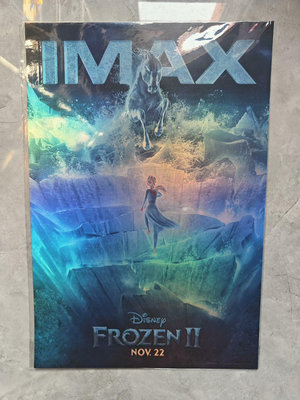 《冰雪奇緣2》IMAX海報 炫彩鐳射IMAX官方海報2019年——冰雪奇緣2——IMAX海