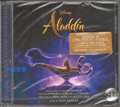 【中圖音像】阿拉丁 電影原聲帶CD ALADDIN OST專輯 8741647 環球小葵雜貨鋪