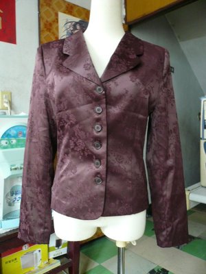 [全新] 中國風 復古風 印花 花紋 長袖外套 西裝外套 薄外套 韓國製造