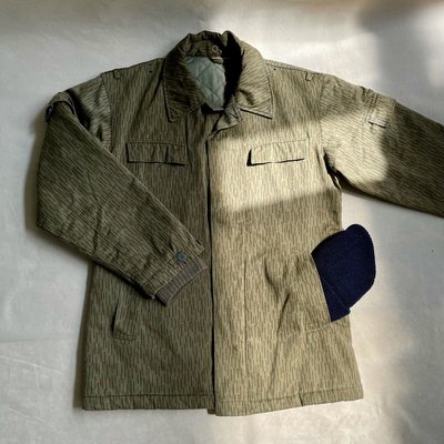 德軍公發 東德 East German Army Combat Jacket 雨滴迷彩 稀有鋪棉版 古著 vintage