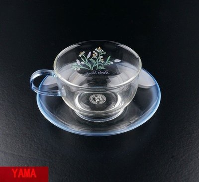 晴天咖啡☼ 花茶杯 160ml 臺灣製 耐熱玻璃杯 YAMA亞美 BL