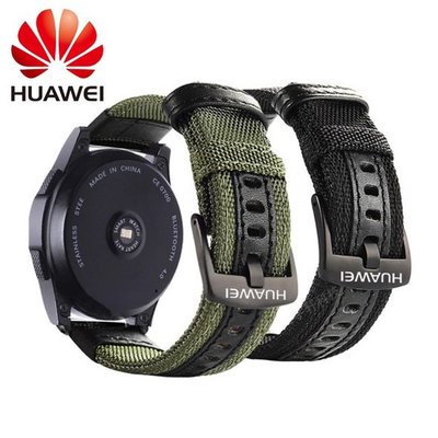 華為手錶帶 華為手錶帶  適用HUAWEI/華為GT3 46mm/GT2 46mm/Pro/GT/GT2e智能手錶尼龍錶帶 華為watch3/3p