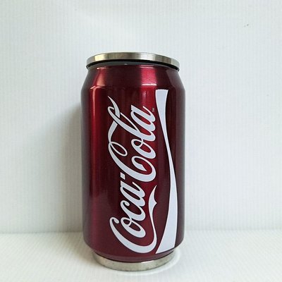 [ 三集 ] 公仔 可口可樂 易開罐造型保溫杯 250ml 高約:13公分 材質:不鏽鋼.塑膠 未使用  N2 .3