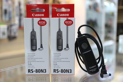 【日產旗艦】正版新品 Canon RS-80N3 電子快門線 快門線 原廠公司貨 5D3 5D4 1DX 6D 7D