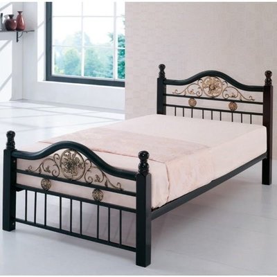 森寶藝品傢俱 c-10品味生活 臥室  鐵床  系列172-2 安格斯3.5尺單人床~特價
