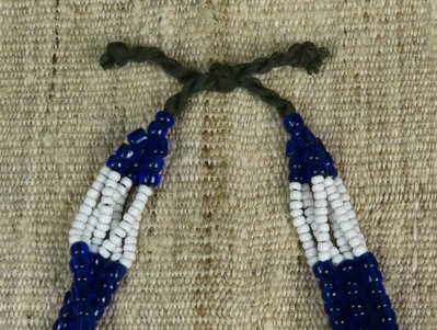 [ 珠舍 ] 原住民早期排灣族三串琉璃珠長鍊