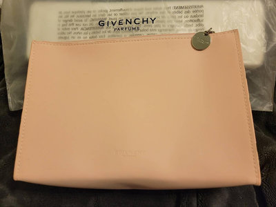 【快樂瞎拼】全新~Givenchy 紀梵希 名牌化妝包/收納包 粉色 限量  現貨
