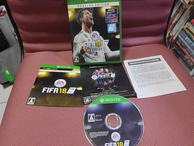 網拍唯一 絕版XBOX ONE 遊戲 FIFA 18 國際足盟大賽 18 羅納度特別版 中英文合版