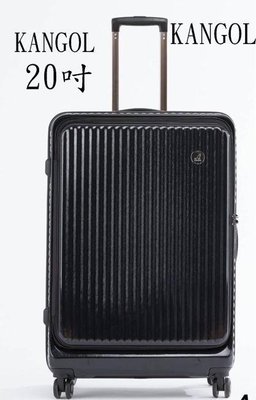 勝德豐 KANGOL 英國袋鼠 行李箱 20吋 上掀式 旅行箱 TSA海關鎖 防刮拉絲紋路登機箱 63258806