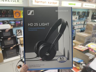 禾豐音響 最新版 公司貨 SENNHEISER HD25 Light 監聽耳機 另MDR-7506
