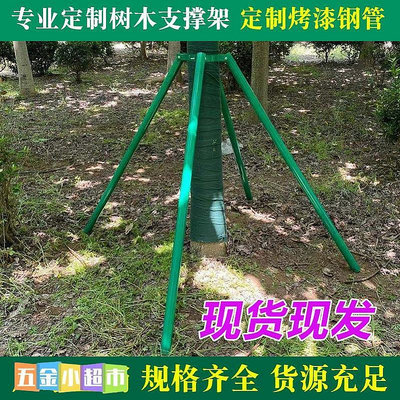 【流行潮品】支架金屬鐵苗木鋼管園林防風樹木支撐架抱箍大樹固定器綠化鍍鋅