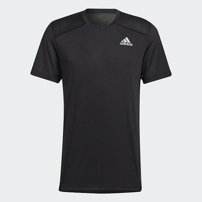 Adidas OTR Cooler Tee 男款 黑色 短袖上衣T恤 反光吸濕排汗 H59885