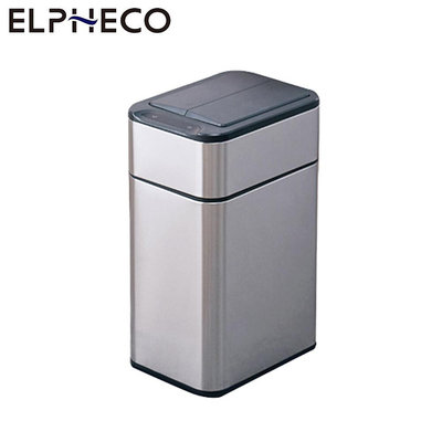 【大王家電館】【熱銷搶購】美國ELPHECO ELPH9811U 不鏽鋼雙開除臭感應垃圾桶垃圾桶 20公升