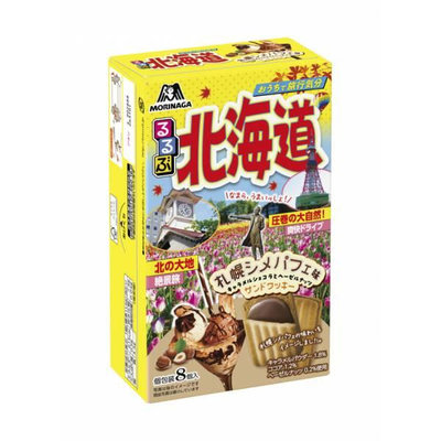 +東瀛go+ (短效特價) 森永 聖代甜點風味夾心餅乾 8枚入 北海道名產 夾心餅乾 日本必買 MORINAGA