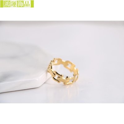 Tiffany 戒指時尚鏤空鈦鋼戒指女士珠寶-鴻運飾品