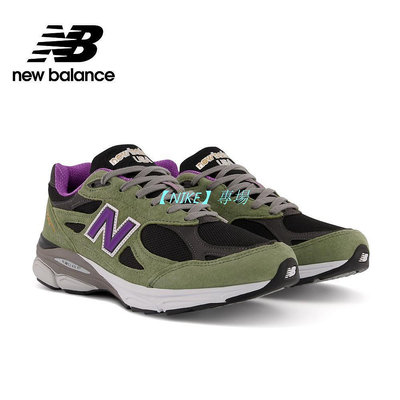 【NIKE 專場】【New Balance】 NB 美製復古鞋_中性_綠紫黑_M990TC3-D楦 990 英美鞋