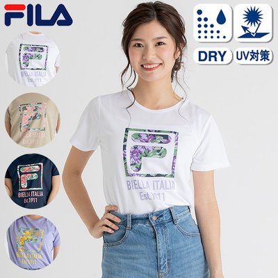 [xn日貨]現貨到!新品上市 日本FILA 女生上衣 FILA T恤 短袖上衣 抗UV 透氣 適合炎夏 FILA 上衣