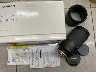 [保固中][高雄明豐] 公司貨 95新 TAMRON  70-300mm F4.5-6.3 for Sony E [i]