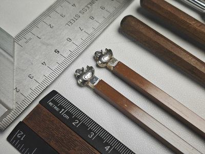 日本 銅鐵火缽筷子 炭筷子 炭夾 有多套