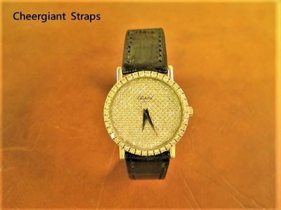 蕭邦圓弧型錶耳鱷魚皮錶帶巧將手工錶帶Chopard curved lug end crocodile strap MIT