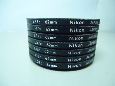 ~ㄚ爸的二手商店~ NIKON L37c 62mm 保護鏡 濾鏡