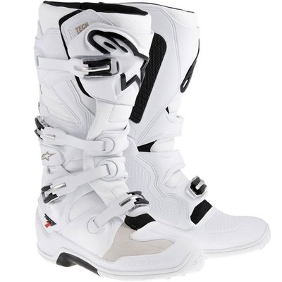瀧澤部品 義大利 Alpinestars A星 Tech 7 Boot White 高筒 越野靴 防摔 林道 滑胎 鐵鞋