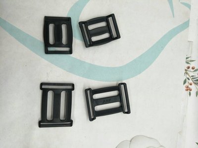 塑鋼扣具 雙邊日環 特殊日型環 2公分*2公分 4口環 背包日扣 愛心手工材料鋪