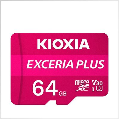 小青蛙數位 KIOXIA 鎧俠 64G 記憶卡 EXCERIA PLUS Micro U3 M303 公司貨
