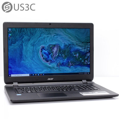 【US3C-台南店】【一元起標】宏碁 Acer ES1-732-P15K 17.3吋 N4200 6G 1TB HDD 文書處理型 鏡面螢幕 二手筆電