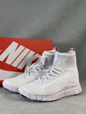 Nike Free Mercurial Superfly 805554-100高筒全白跑鞋男女鞋 805554-100【ADIDAS x NIKE】
