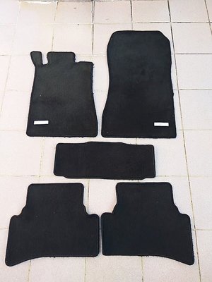 賓士 w202 原廠德國製 黑色 絨毛腳踏墊 地毯 c180 c220 c240 c230 c280 c200 德祥行