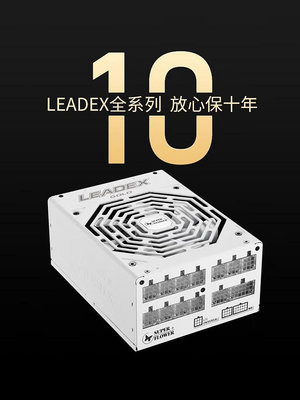 振華LEADEX G 1000W LG 白色電源 金牌全模組黑色線十年個人送保