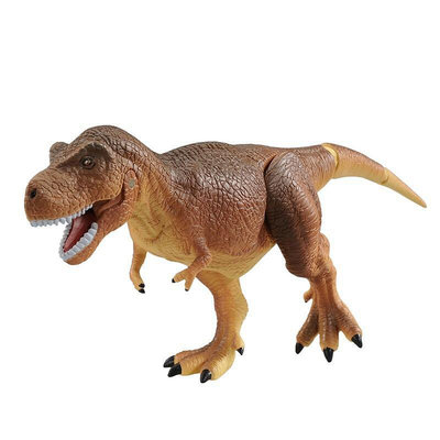TOMY安利亞侏羅紀恐龍世界環球影城暴龍仿真動物模型軟膠玩具男孩 1件裝