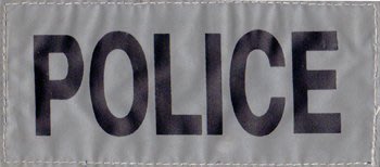 JHS（（金和勝 生存遊戲專賣））警星POLICE 反光識別貼片(中) ID-11(FLASH)