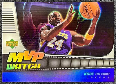 NBA 球員卡 Kobe Bryant 2006-07 UD Reserve MVP Watch Gold 金版