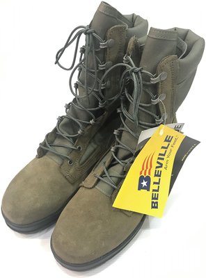 美軍公發 USAF 空軍 Belleville 600ST 戰鬥靴 沙漠靴 熱帶靴 灰綠色 全新