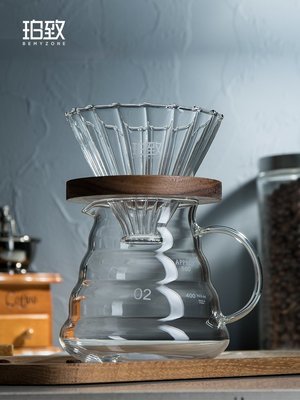 【熱賣精選】手沖咖啡壺套裝手磨咖啡機滴漏式咖啡玻璃濾杯過濾器具細口壺家用熱賣款