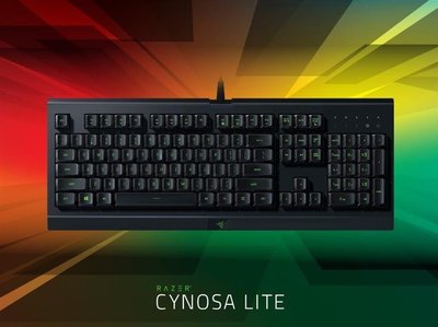 促銷打折 Razer 雷蛇 Cynosa Chroma 薩諾狼蛛 Lite 薄膜電競鍵盤
